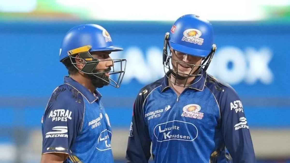 MI Ends 13-Year Opener Jinx, Chases 221 to Beat KKR by 6 Wickets