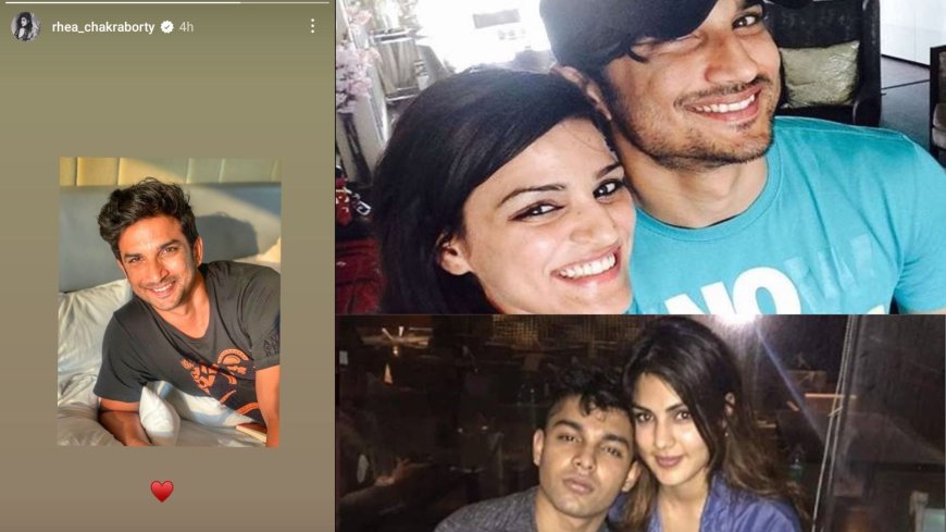 On The Occasion Of Sushant Singh Rajput’s Birth Anniversary Rhea Chakraborty Remember Him