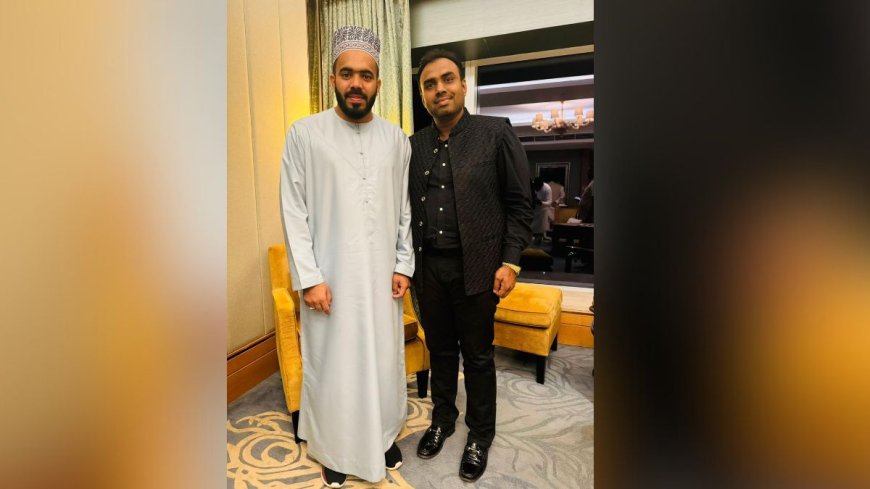 Dr. Thousif Pasha welcomed Haji Shihab Chittoor, who embarked on an inspirational journey to Mecca by foot in 12 months.