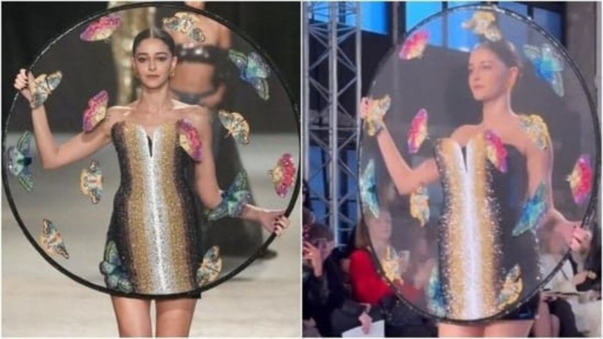 Ananya Panday Debuts At Paris Haute Couture Week In Rahul Mishra; Wears Vanguard Dress With Monster Circle, Butterflies