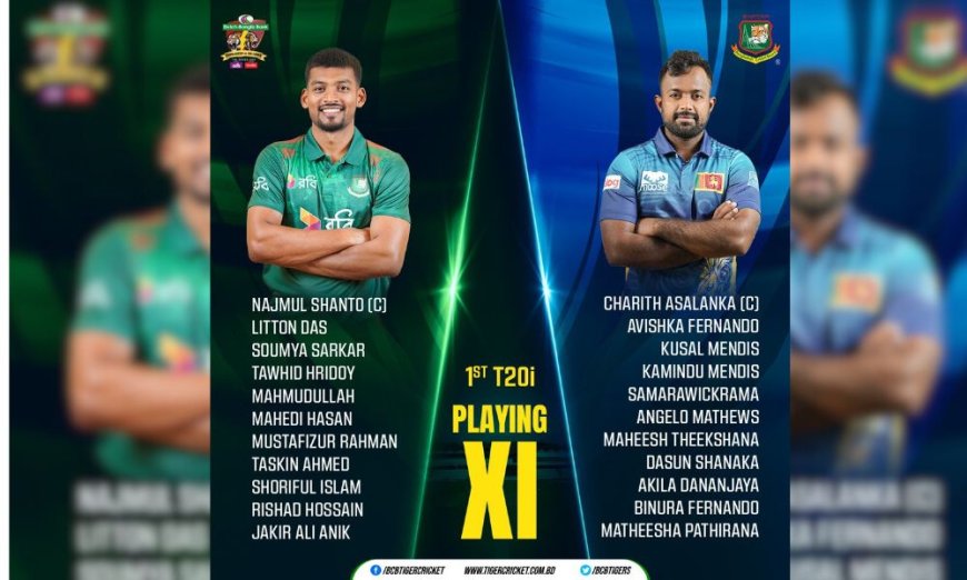 "Bangladesh vs Sri Lanka T20 Showdown: The Battle Begins!"