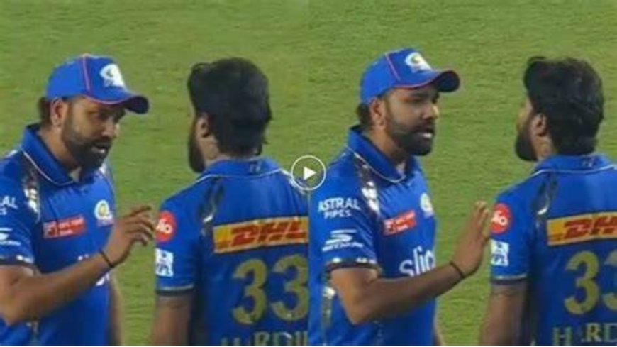 The Hardik Pandya vs. Rohit Sharma fight video goes viral following the Mumbai Indians' loss to the Gujarat Titans.