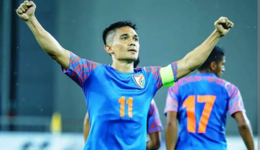 Indian Football Star Sunil Chetri hopes to inspire young footballers