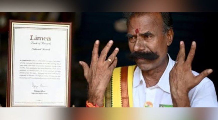 New Limca Book of Records: Padmarajan contested elections 238 times, lost every time