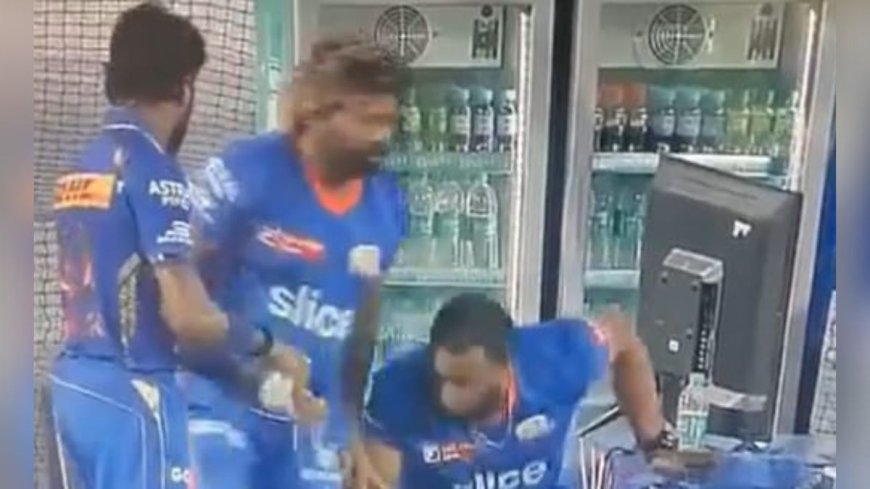 Lasith Malinga is pushed aside by Hardik Pandya in a new video that irritates MI supporters