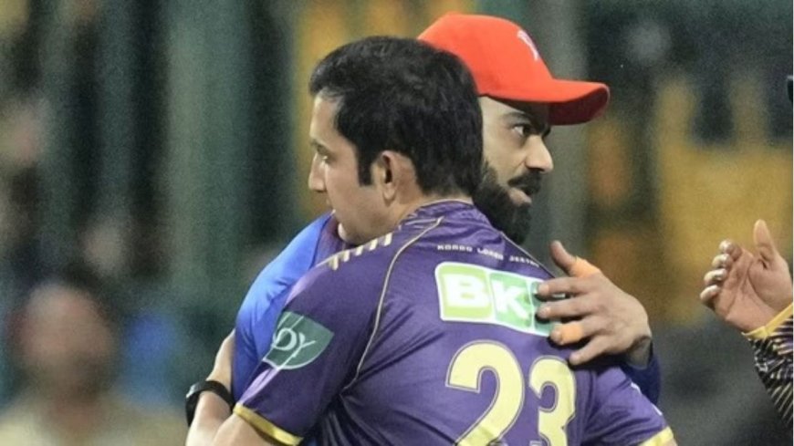 Virat Kohli and Gautam Gambhir's IPL Hug - Delhi Police's jhagda Post