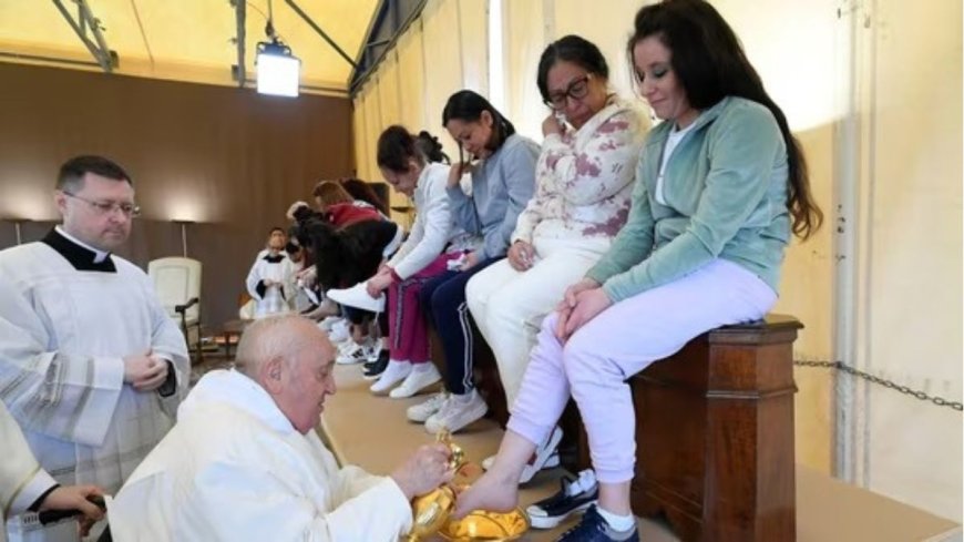 A Symbolic Act of Compassion by Pope Francis: Washing the Feet of Female Prisoners