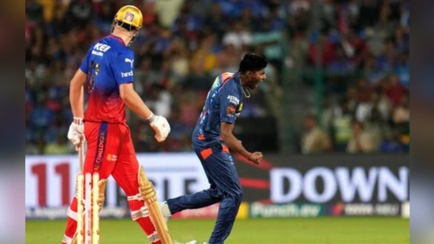 RCB faces two defeats in a row; LSG wins two matches in a row