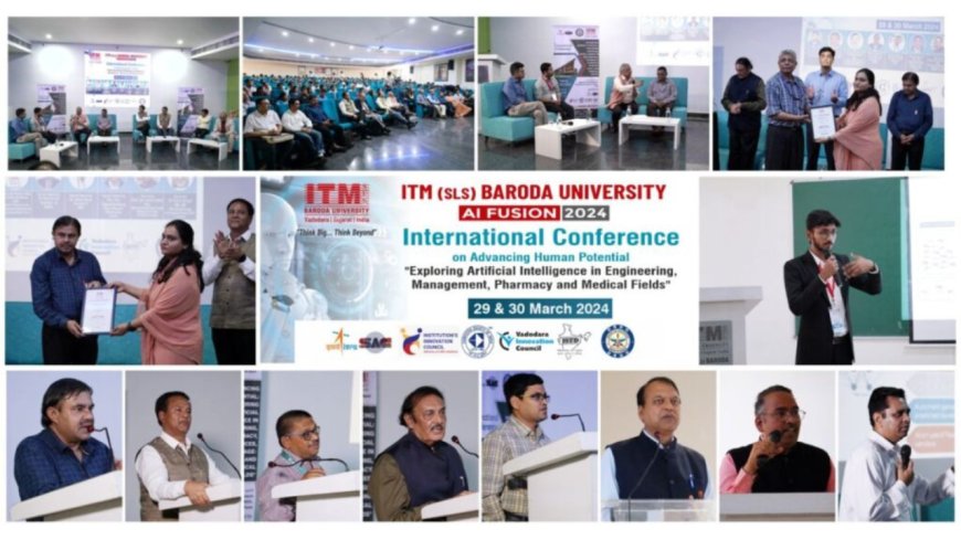 ITM SLS Baroda University, in collaboration with ISRO (SAC) and DRDO Pune, is leading the historic international conference on April 4, 2024.