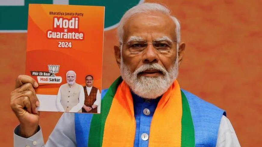 BJP RELEASES ITS ELECTION MANIFESTO JUST BEFORE 1ST PHASE POLLING