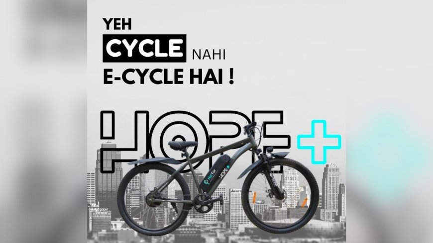 HalTor Automotives Unveils "Hope": A Revolutionary Electric Cycle Redefining Urban Commuting.