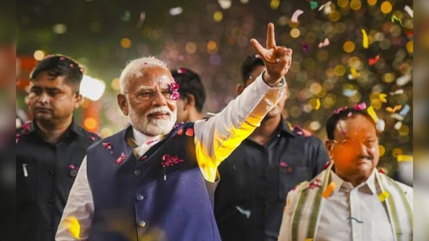 PM Modi Set for Historic 3rd Term, Calls It "Victory of Biggest Democracy"