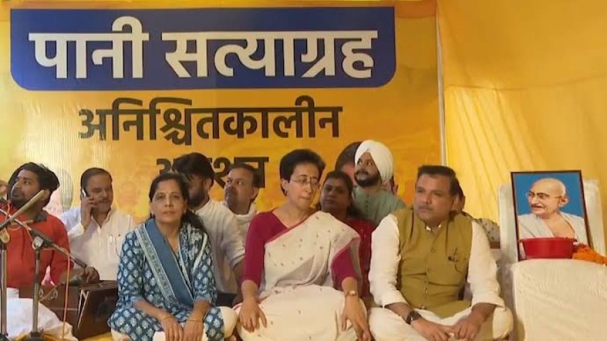 Atishi Begins Indefinite Hunger Strike On Water Crisis In Delhi