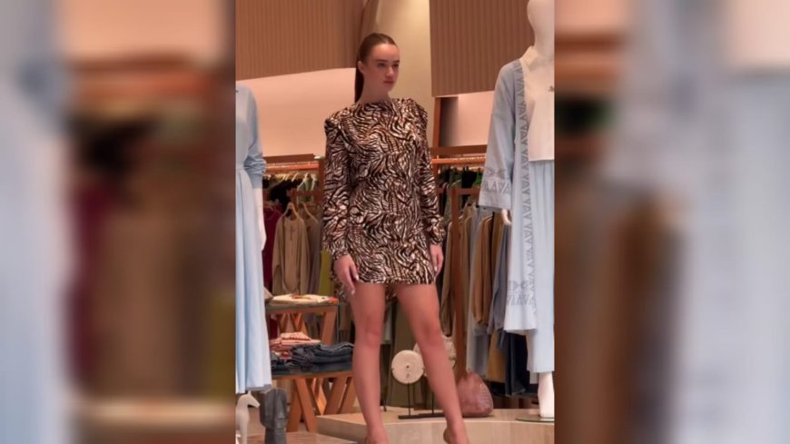 Woman Poses As A Live Mannequin At Dubai Mall, Netizens Shared Mixed Reactions