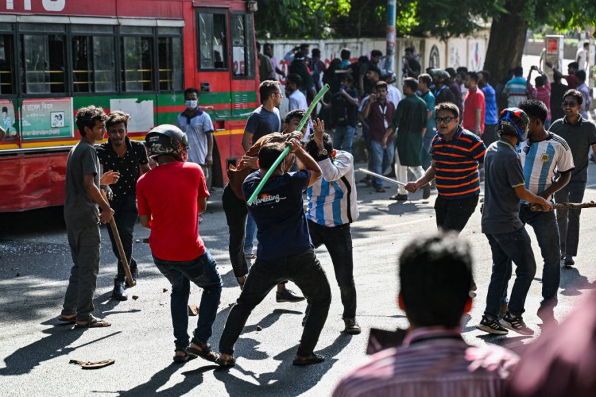 Protests in Bangladesh Regarding Job Quota, Six Students Killed