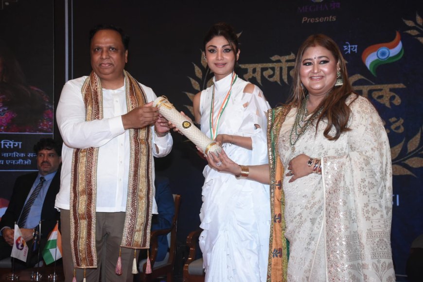 Seema Singh and Shilpa Shetty Grace the Sarvottam Nagrik Sanman 2024 Awards Ceremony