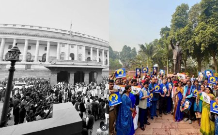 Parliament Erupts Over Ambedkar Remarks: NDA and INDIA Bloc Clash