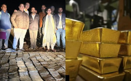 Gold Worth ₹40 Crore, ₹9 Crore Cash Seized from Car in Bhopal