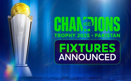 ICC Champions Trophy 2025 Schedule Unveiled: India vs Pakistan on Feb 23, Final on March 9