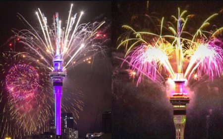 Auckland Rings in 2025: New Zealand Welcomes the New Year First