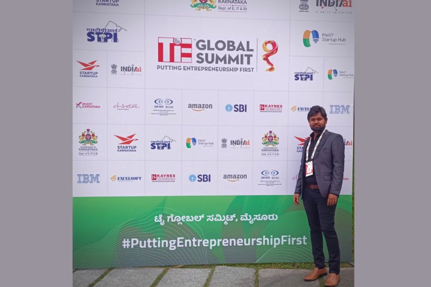 Dr. Yathindra Shivarajiah Showcases Finca at TIE Global Summit 2024 at Infosys Mysuru Campus