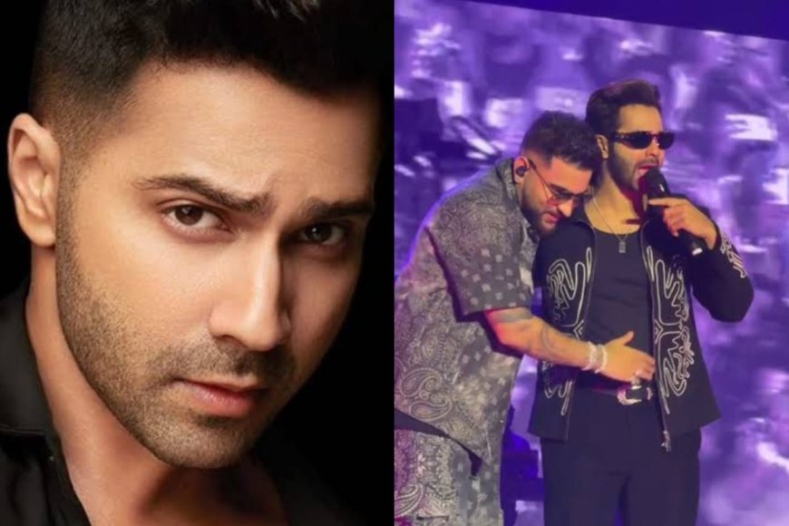 Varun Dhawan Trolled for ‘Out-of-Sync’ Lip-Syncing at Karan Aujla’s Concert; Fans Joke, ‘Vicky Kaushal Was the Better Choice!’