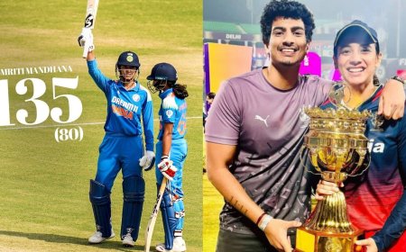 Palash Muchhal Lauds Girlfriend Smriti Mandhana’s Record-Breaking Innings