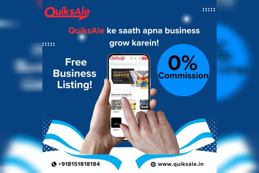 QuiksAle: India’s Leading Marketplace for Buying, Selling, and Regional Searches