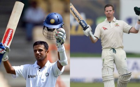 Australia’s Steve Smith Ties Rahul Dravid’s Test Century Record