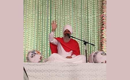 The three-day 45th Dass Dharm Sant Samagam started with great enthusiasm and celebration