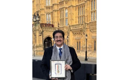 Sandeep Marwah Makes History with an Eighth Remarkable Recognition in the British Parliament