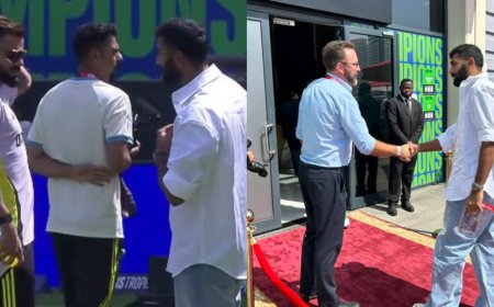 Jasprit Bumrah Spotted In Dubai For India Vs Pakistan Champions Trophy Match