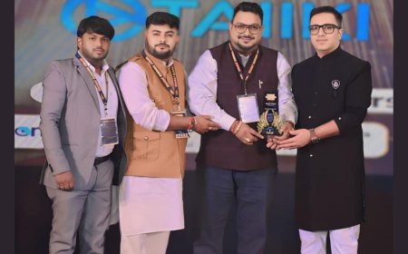 Film financier Sanjay Kumar Chauhan group of company VCR EVENT AND PROMOTION  Honored with 'Best Event and Wedding Planner of the Year' award by Ashneer Grover