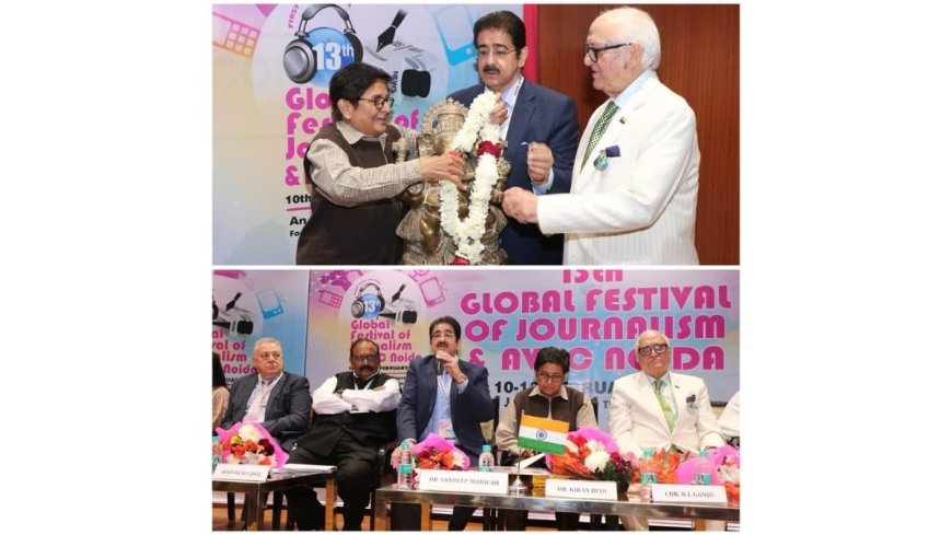 The 13th Global Festival of Journalism and AVGC Noida 2025 Begins with Excellence at Marwah Studios