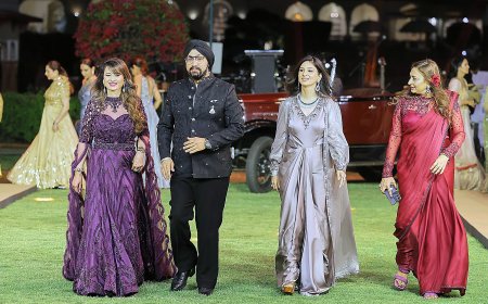 Haneet & Parina creations Leave Jaipur Spellbound .. at FICCi flow fashion extravaganza