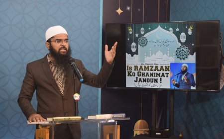 Adv. Nizam A. Khan Delivers Inspirational Lecture on the Virtues and Importance of Ramzaan