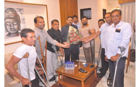 MP Prabhu Vasava celebrates his 55th birthday with meaningful moments for the differently-abled