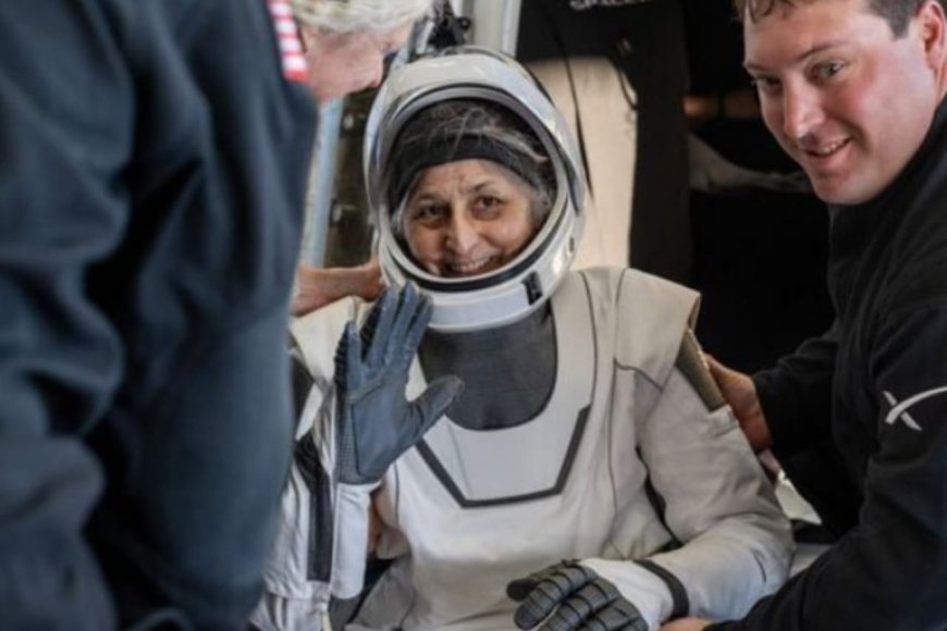 Sunita Williams' Homecoming: Smiles and Marine Show as Spacecraft Return