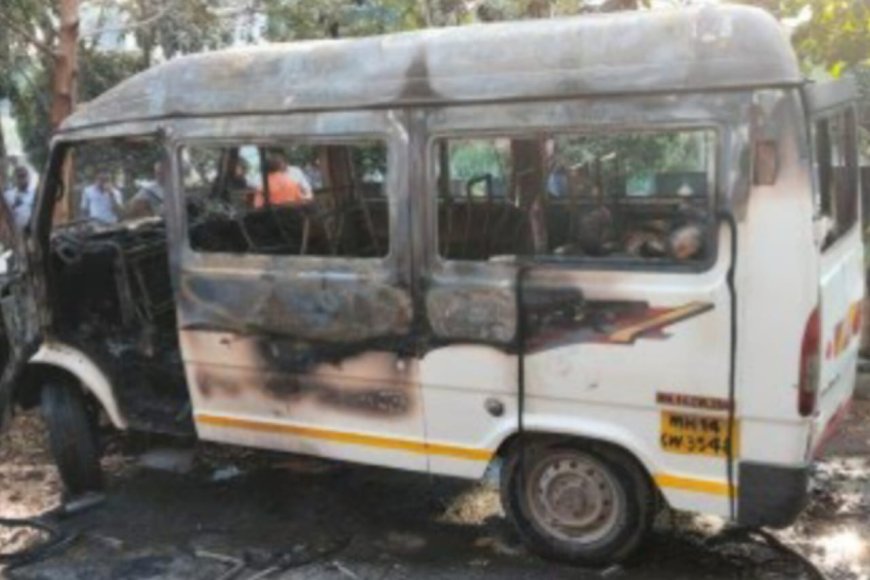 Pune: 4 Office-Goers Murdered 5 Injuries in Minivan Fire