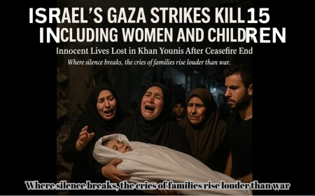 Israel's Gaza Strikes Kill 15, Including Women and Children