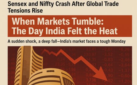Sensex and Nifty Crash After Global Trade Tensions Rise