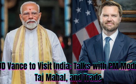 JD Vance to Visit India: Talks with PM Modi, Taj Mahal, and Trade