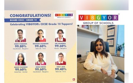 VIBGYOR High Students Achieve Top Scores in ICSE 10th Board Examinations