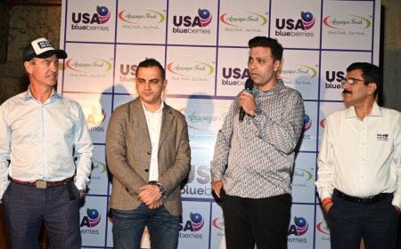 Anusaya Fresh, SanLucar and Mr. Iceman Join Hands to Bring the World’s Finest Blueberries to India