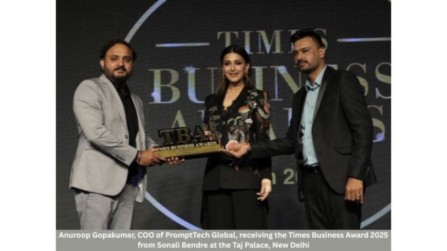 PromptTech Connect Wins Times Business Award 2025 for “Excellent Super App for Enterprise Operations”