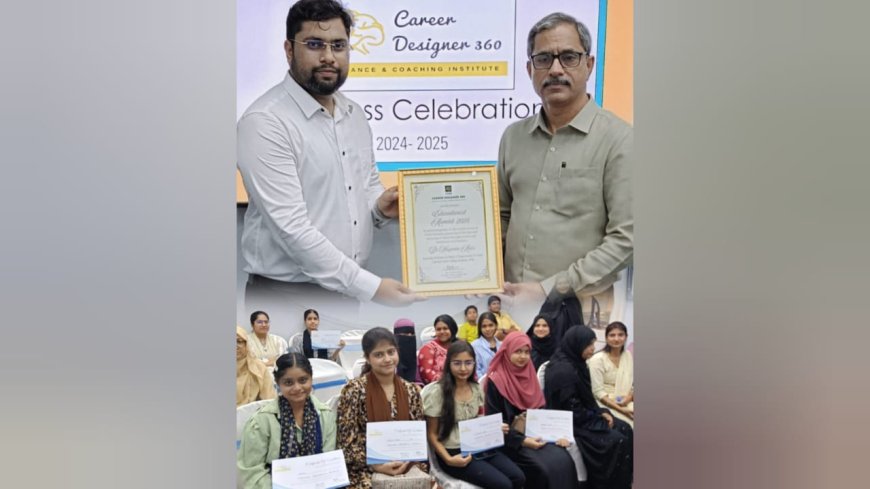 Career Designer 360 Celebrates Student Success in Board Exams with Grand Event