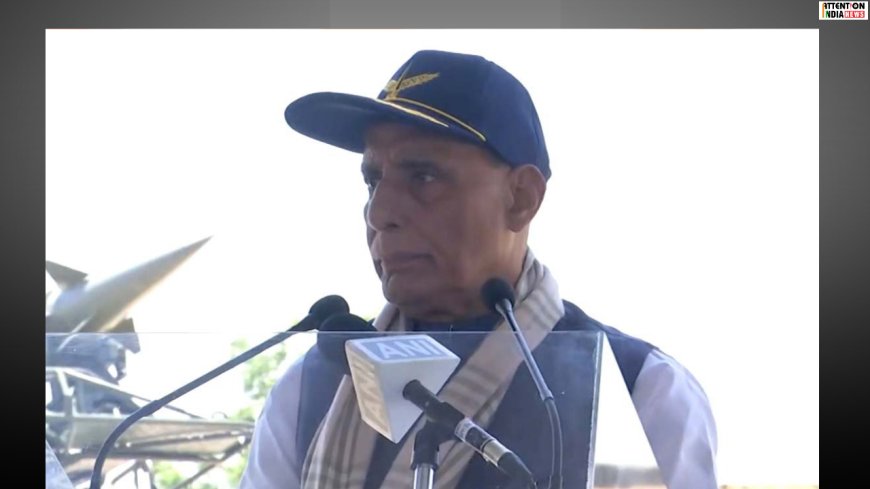 Defence Minister Rajnath Singh visits the Bhuj Air base; uploads soldiers on the success of Operation Sindoor