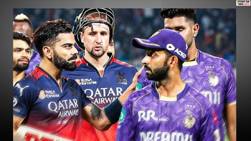 Royal Challengers Bangalore V/S Kolkata Knight Riders: Match called off due to rain; RCB on top of the table