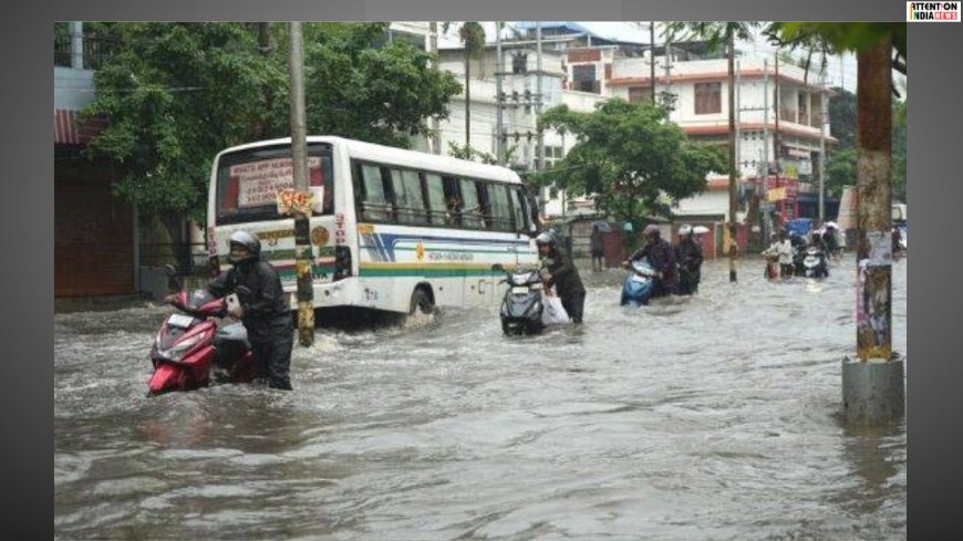 Heavy rain in Guwahati floods the city; schools closed and roads blocked