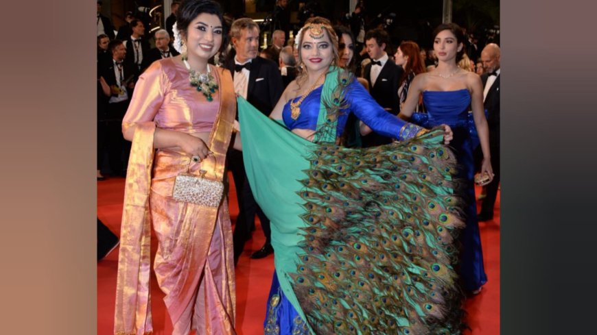 Smrutha Santhosh becomes the first British Indian Fashion Designer to walk the red carpet